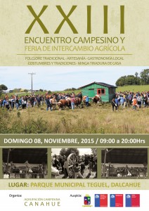 Afiche encuentro campesino (Internet)